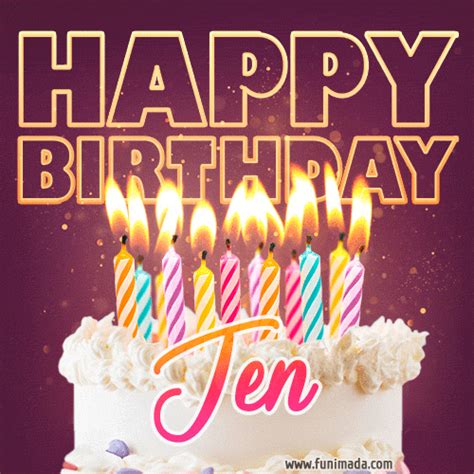 happy birthday jen gif